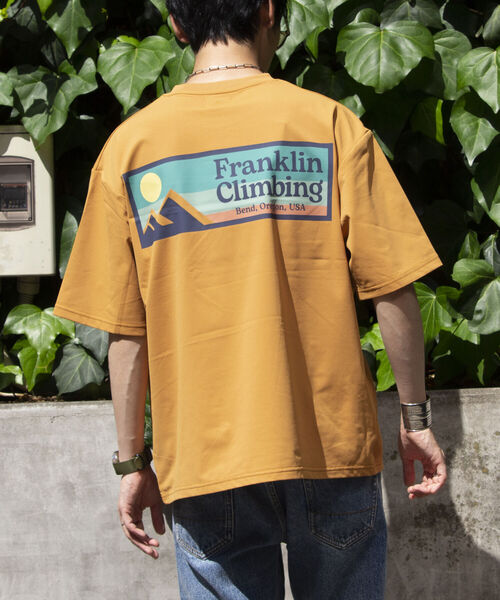 「Franklin Climbing」 半袖Tシャツ L ライトパープル メンズ_画像7