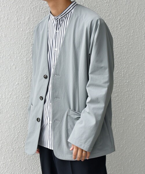「SHIPS any」 ジャケット MEDIUM ネイビー メンズ_画像6