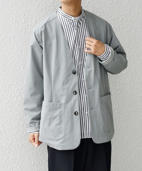 「SHIPS any」 ジャケット MEDIUM ネイビー メンズ_画像8