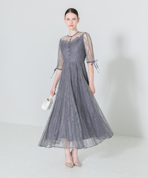 「Leja」 半袖ワンピース MEDIUM ブラウン レディース_画像3