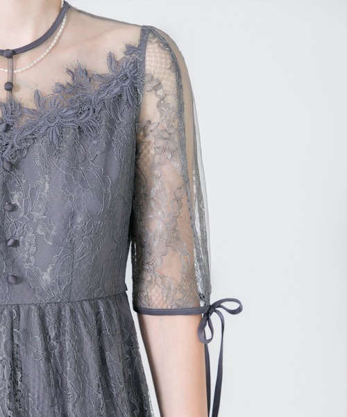 「Leja」 半袖ワンピース MEDIUM ブラウン レディース_画像4