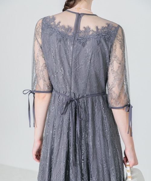 「Leja」 半袖ワンピース MEDIUM ブラウン レディース_画像6