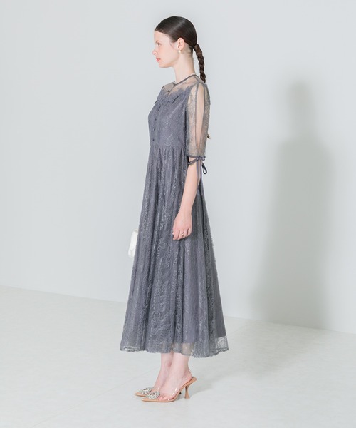 「Leja」 半袖ワンピース MEDIUM ブラウン レディース_画像8