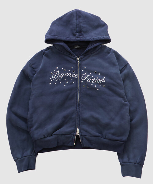 「WHO'S WHO gallery」 「sloppy」ジップアップパーカー SMALL ライトグレー レディース_画像6