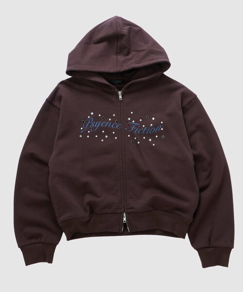 「WHO'S WHO gallery」 「sloppy」ジップアップパーカー SMALL ライトグレー レディース_画像7