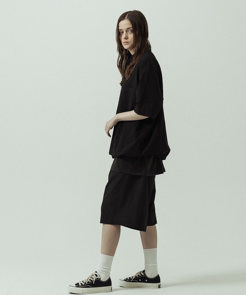 シャツ 半袖 「ZOZO限定」SLICK/スリック/Seersucker Gingham Check Drawstring Short Sleeve Shirt/シアサッカーギンガムチェックドローストリングショー… | SLICK | 17