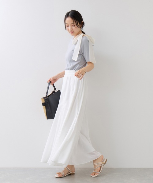 VIS（ビス） tシャツ 肩リボンTシャツ レディース : ZOZOTOWN Yahoo!店