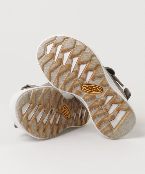 「KEEN」 フラットサンダル 23cm クリアブラウン レディース_画像3
