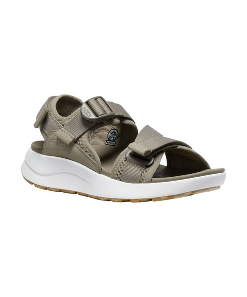 「KEEN」 フラットサンダル 23cm クリアブラウン レディース_画像5