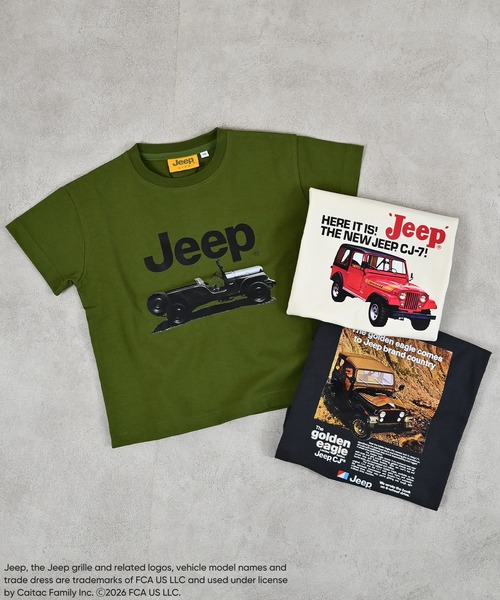 「MARKEY'S」 「JEEP」「KIDS」半袖Tシャツ 140 カーキ キッズ_画像2