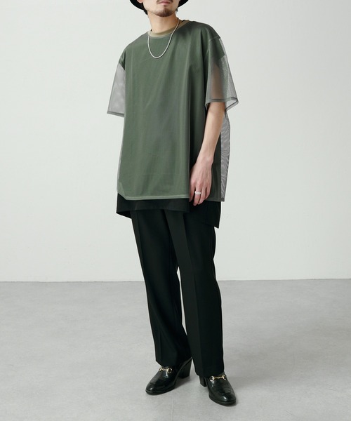 「Lui's」 スラックス SMALL グリーン メンズ_画像6