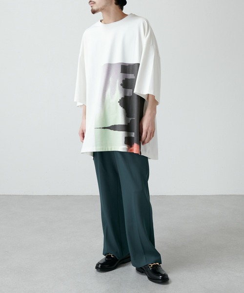 「Lui's」 スラックス SMALL グリーン メンズ_画像9