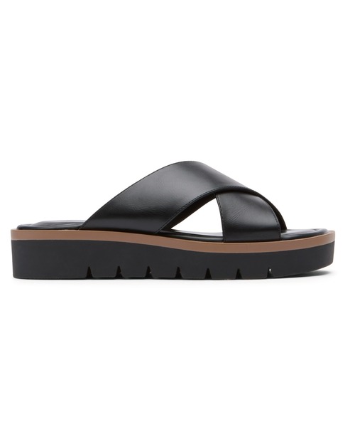 「ROCKPORT」 フラットサンダル 24.0cm ブラック レディース_画像4
