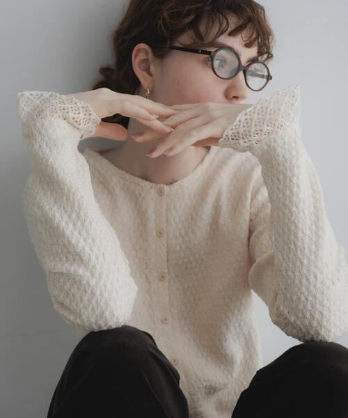 URBAN RESEARCH Sonny Label tシャツ 「WEB限定」レースシャーリング
