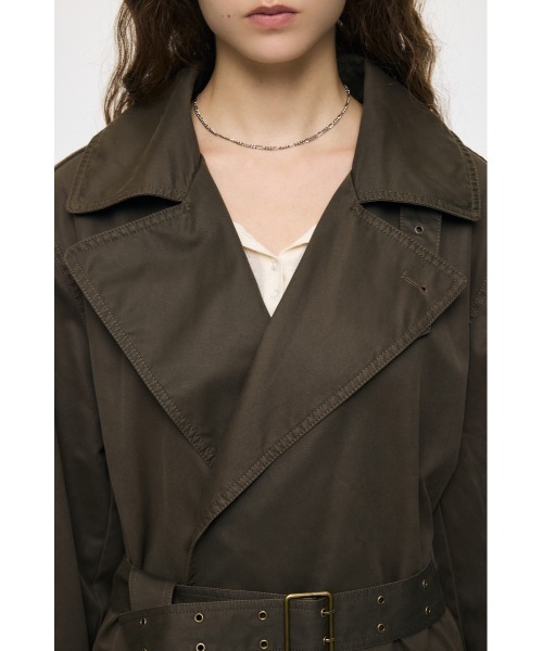 moussy アウター レディース 秋冬コート カーキ MOUSSY（マウジー） トレンチコート コート 「26年AW新作」MOTOR
