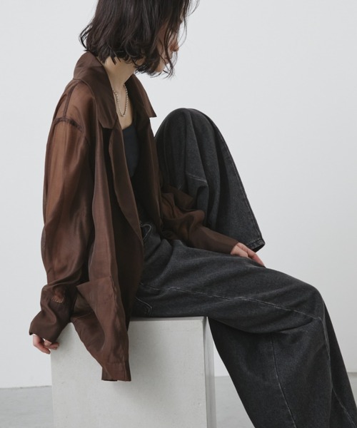 「Aunt Marie's」 テーラードジャケット FREE ブラック レディース_画像7