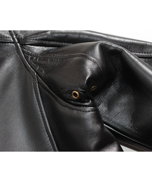 ROTARホースハイド日本製ブラックレザーライダース ROTAR（ローター） 革ジャン ライダース Neo A-2 ホースハイド レザー