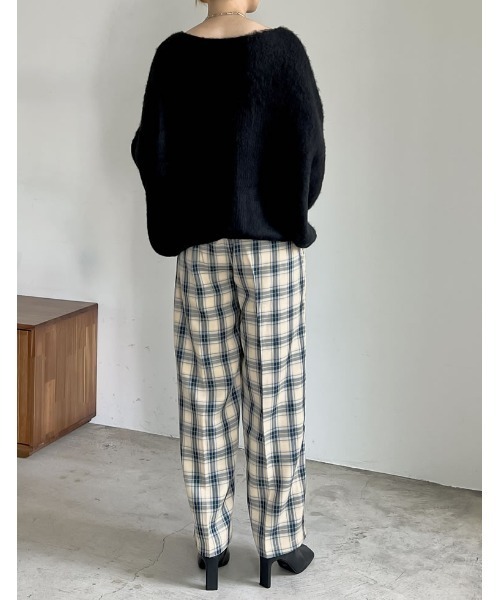 Re:EDIT（リエディ） スラックス パンツ 「低身長サイズ有」先染め