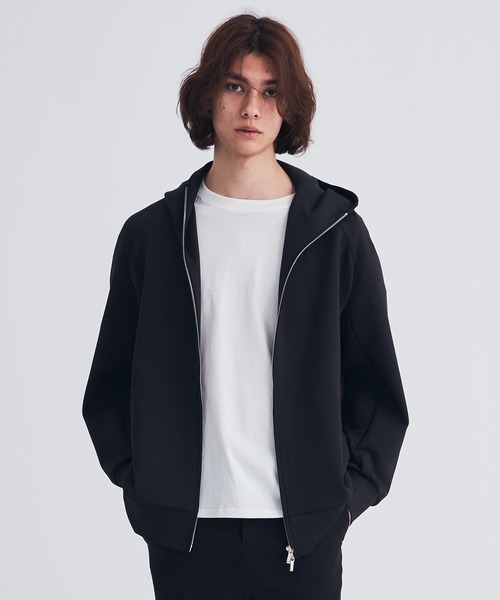 ATTACHMENT zip up hoodie STUDIOUS別注 ATTACHMENT（アタッチメント） パーカー STUDIOUS別注 DOUBLE KNIT ZIP