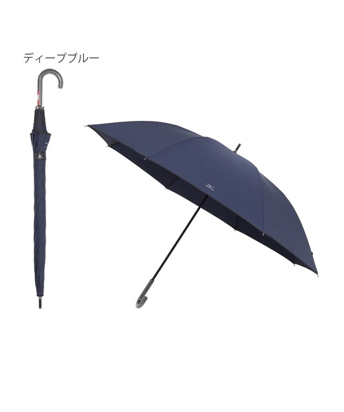 Mizuno 長傘 80cm UVカット 99%以上 mizuno(ミズノ) 紳士長傘 大きいサイズ | イオンスタイル