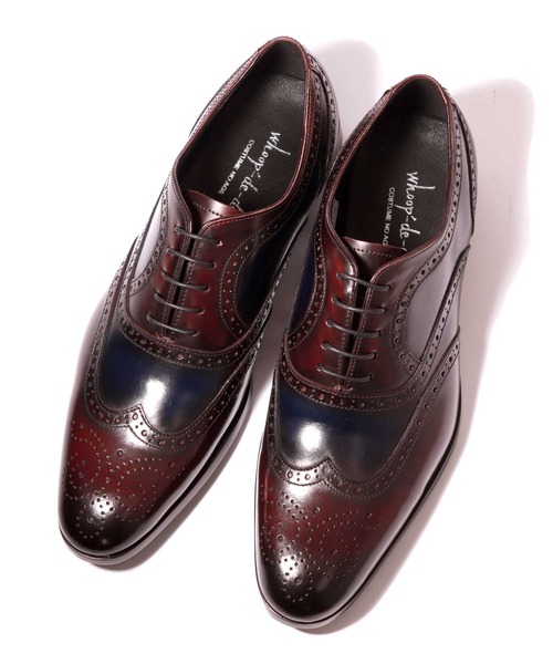 シューズ ドレスシューズ ウィングチップ フルブローグシューズ whoop-de-doo/フープディドゥ whoop de ウィングチップ フルブローグシューズ