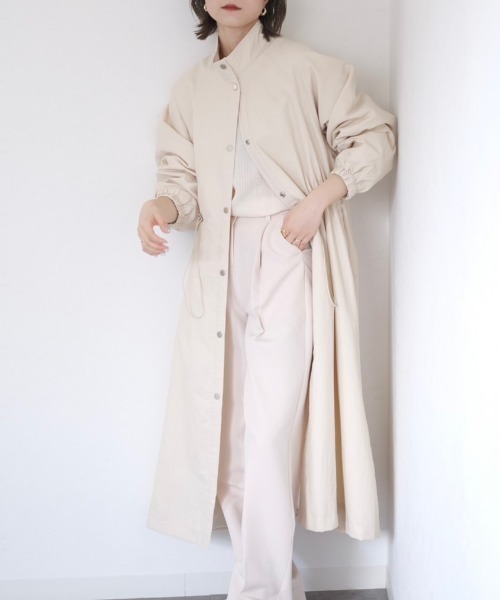 Reurie'（レウリィ） ma1 ma-1 ドローストリングコート / drawstring