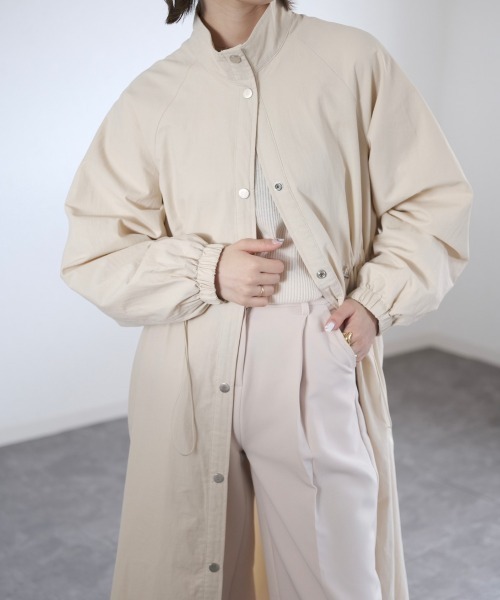 Reurie'（レウリィ） ma1 ma-1 ドローストリングコート / drawstring