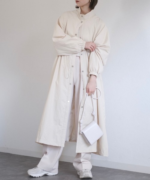 Reurie'（レウリィ） ma1 ma-1 ドローストリングコート / drawstring