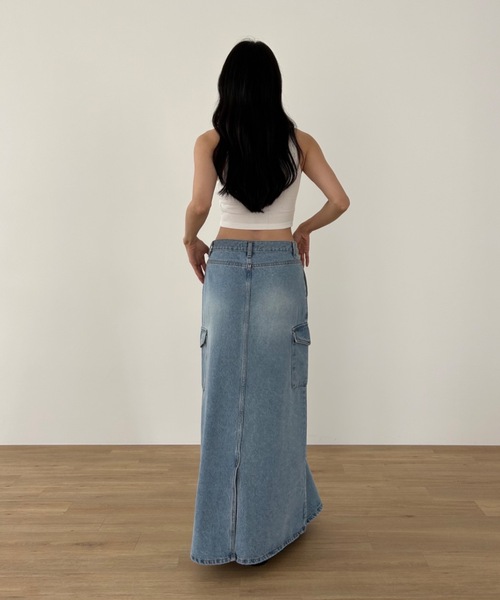 Didot.showroom デニムスカート カーゴデニムスカート