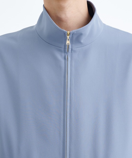 ATTACHMENT STUDIOUS別注 NO COLLAR ZIP JKT EX.PE HIGH GAUGE JERSEY NO COLLAR JACKET | ATTACHMENT