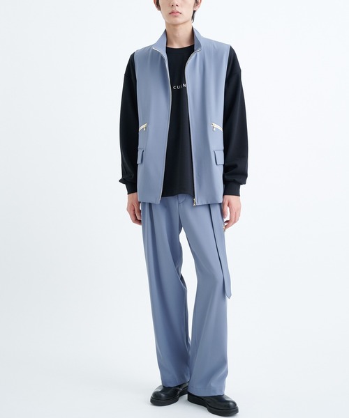 CULLNI（クルニ） ベスト ジレ STUDIOUS別注 STANDCOLLER NO SLEEVE