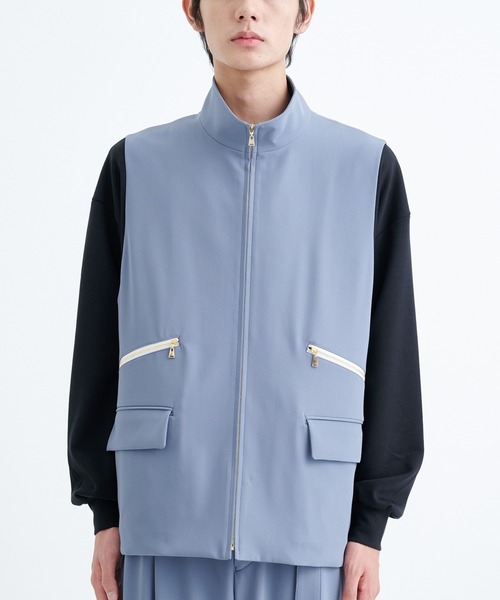 ATTACHMENT STUDIOUS別注 NO COLLAR ZIP JKT ATTACHMENT（アタッチメント）の「STUDIOUS別注 NO COLLAR ZIP