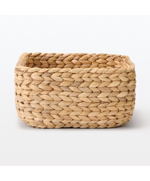 無印収納詰め合わせ　ウォーターヒヤシンス　ポリ麻　ステンレス等 無印良品（MUJI） 収納 ウォーターヒヤシンス 長方形 バスケット 小 約