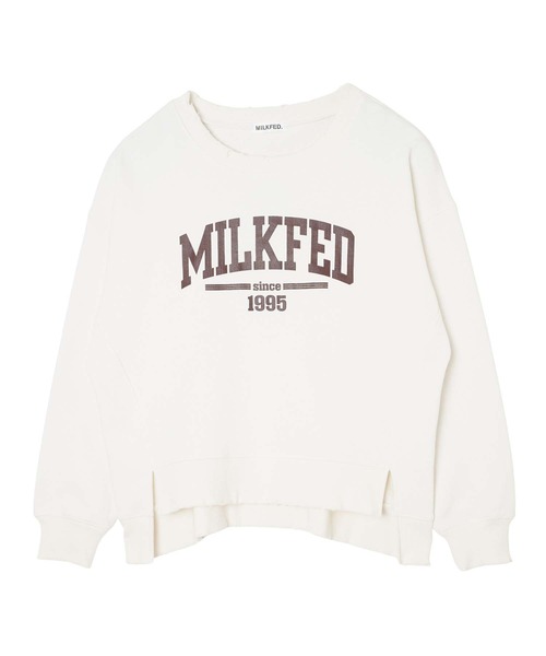 トレーナー スウェット DISTRESSED SWEATSHIRT レディース