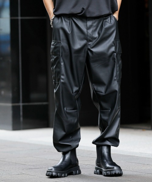 ADMIX/ATELIER SAB MEN カーゴパンツ シンセティックレザー