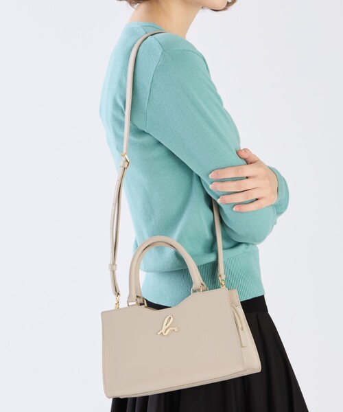 ※りい【美品】アニエスベー　2wayバック agnes b.（アニエスベー） トートバッグ 2wayトートバッグ WAS37-03