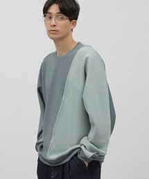 トレーナー スウェット 配色メロー切替プルオーバー / 109211 メンズ｜ZOZOTOWN Yahoo!店