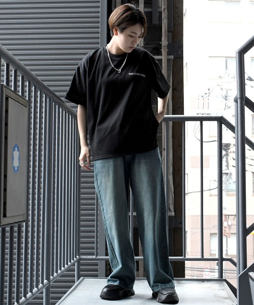 Starting Over tシャツ oversize girls print T-shirt/オーバー