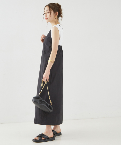 Rouge Vif キャミワンピース ドレス Rouge vif ワンピース 撥水キャミワンピース : ZOZOTOWN Yahoo