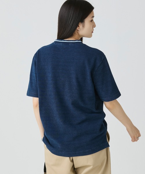 関税込★ルージュ★デコルテ フィットカット 半袖 リブ Tシャツ リブフィット半袖Tシャツ 前ボタン付き 韓国風[品番