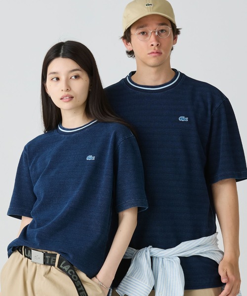 LACOSTE グリーン リブ編み 半袖 ニット 36 LACOSTE グリーン リブ編み 半袖 ニット 36 - メルカリ
