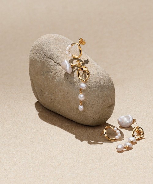 PANDORA（パンドラ） ピアス オーガニカリー シェイプド サークル