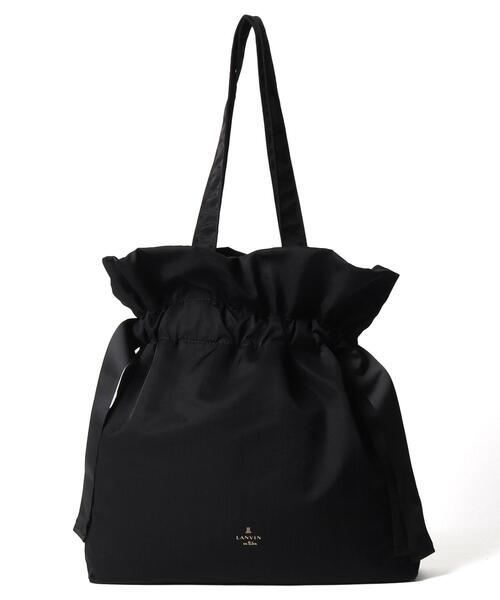 LANVIN en Bleu トートバッグ 巾着トート レディース : ZOZOTOWN