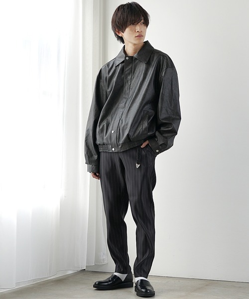 MinoriTY チノパン 「MinoriTY」さらさらツイルテーパードパンツ