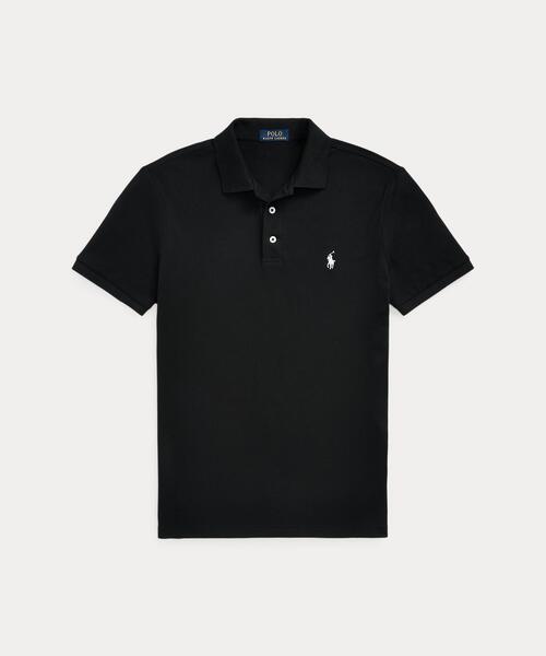 POLO RALPH LAUREN ポロシャツ ブラック メンズMサイズ相当 POLO RALPH LAUREN メンズポロシャツ（サイズ（S/M/L）：M