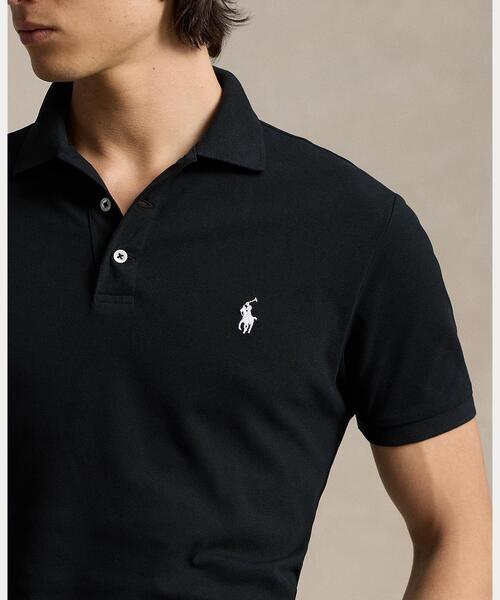 Polo Ralph Lauren ポロシャツ カスタムスリム　BLACK XS POLO RALPH LAUREN ポロシャツ カスタム スリム フィット