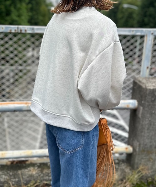 mi via loca トレーナー スウェット ウラケ ラインストーンロゴ