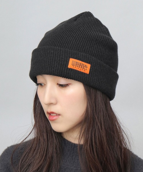 TODAYFUL ニット帽　黒　新品未使用 seventy seven(セブンティセブン)】knit cap (smile) ニット