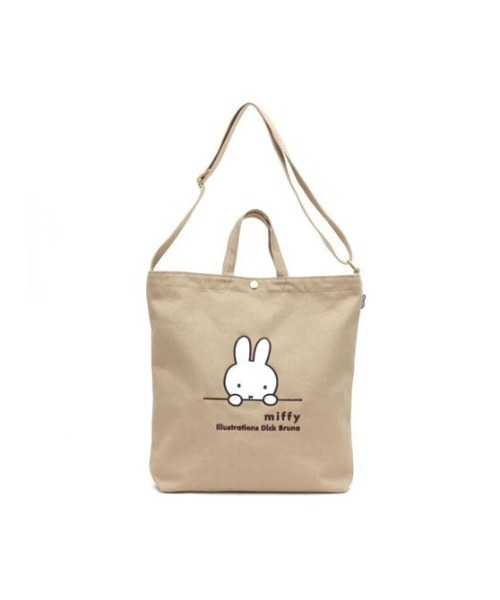 Miffy トートバッグ ミッフィー 2WAY帆布トートショルダー