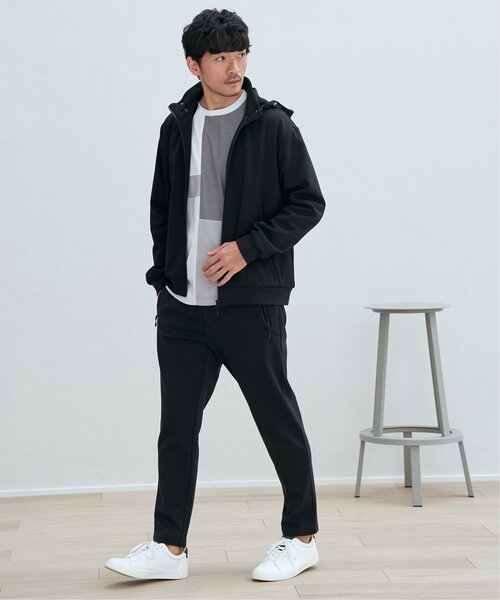ikka（イッカ） パーカー 「セットアップ対応」テックストレッチ2WAY